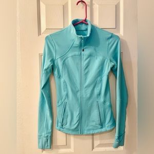 Lululemon light blue define jacket size 4